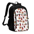thumbnail image 1 of Easygdp Cute Cat And Christmas Gift Mochila para Laptop de Viaje con Puerto USB, Mochila para Laptop con Puerto de Carga USB para Mujeres y Hombres, 1 of 7