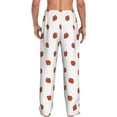 thumbnail image 3 of Xecao Hand Drawn Strawberry Men's Straight Lounge Pajama Pants: The Ultimate in Comfortable Sleepwear, 3 of 9