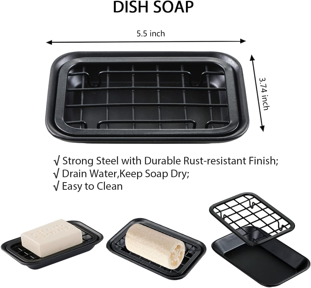 6Pcs Mason Jars Bathroom Accessories Set Complete - Toothbrush Holder, Lotion Soap Dispenser, 2 Mason Jars, Soap Dish, Toilet Paper Basket, Rustic Farmhouse Decor (Brown, 6Pcs Bathroom Set)