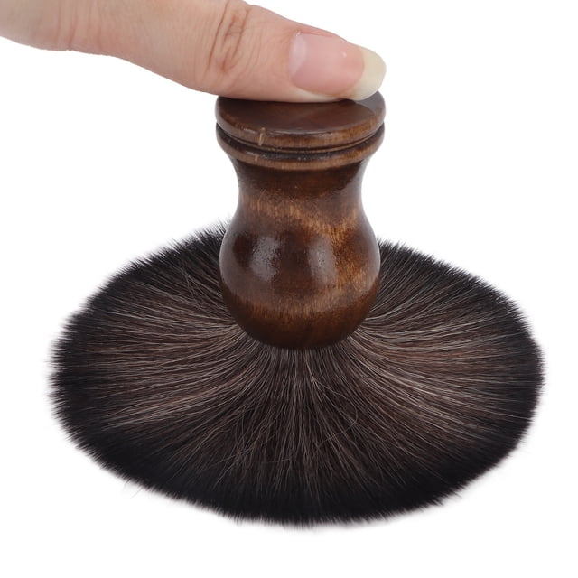Cepillo Para El Polvo Del Cuello, Herramienta De Aseo Facial, Cepillo De Afeitar Para Peluquería Casera