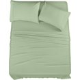 thumbnail image 1 of King Bed Sheet Set Piece Bedding Soft Brushed Microfiber Fabric Shrinkage & Fade Easy Care (), 1 of 6