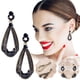 thumbnail image 1 of Pendientes para mujer, regalos para mujer, pendientes largos vintage de aguja con forma de gota de agua y diamantes, delicados pendientes de diamantes de imitación azules, pendientes dorados., 1 of 5