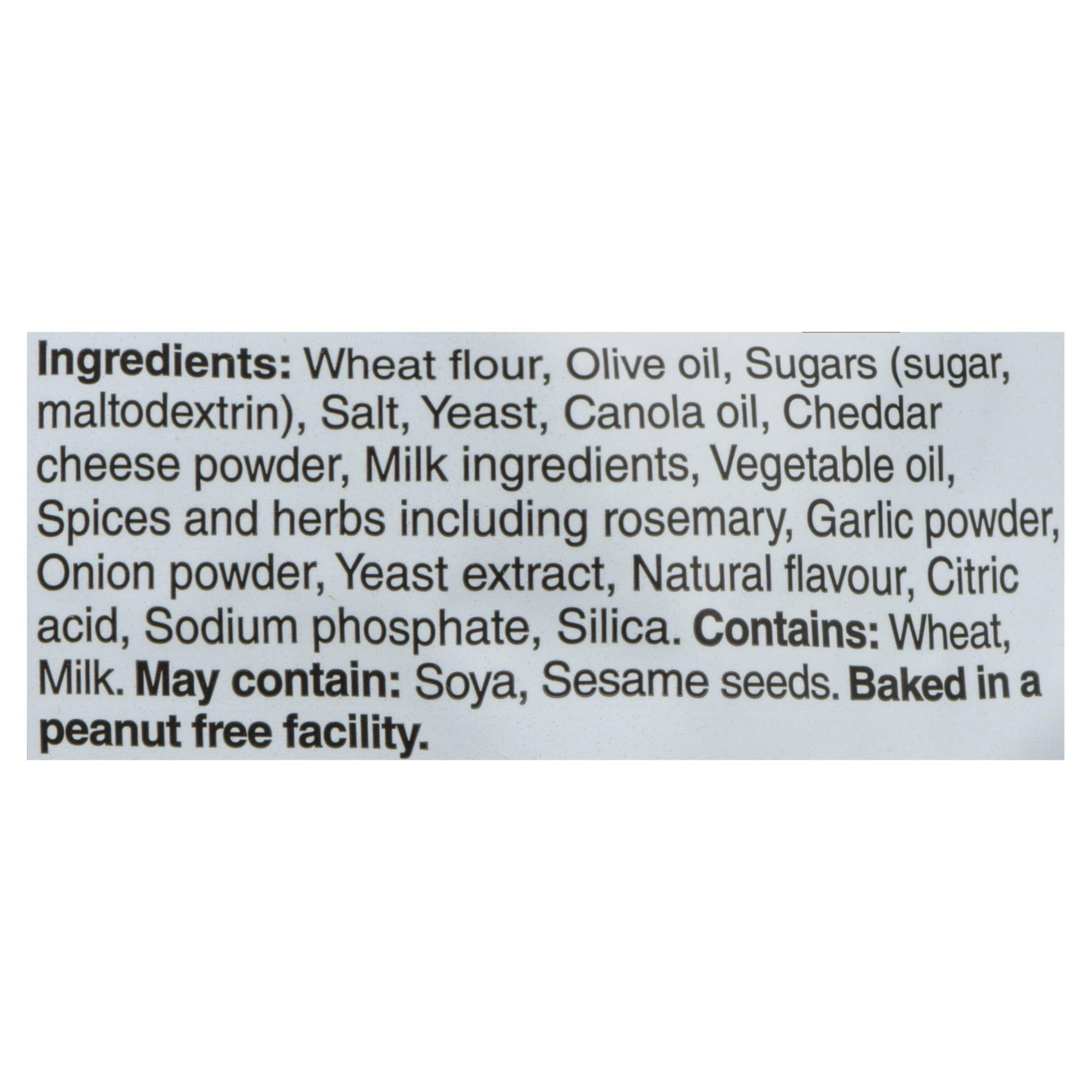 Boulangerie Grissol Baguettes Rosemary & Olive Oil, Dare, 120 g