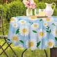 thumbnail image 3 of Round Tablecloth Wrinkle Free Table Cover Floral Tablecloth 60x60 Inch Table Cover for Kitchen Dining Table, 3 of 5