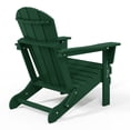 thumbnail image 3 of Westintrends Chaise Adirondack Pliante d'Extérieur en HDPE, Siège de Patio, Résistante aux Intempéries, Vert Foncé, 3 of 15