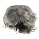 thumbnail image 2 of Role Playing Cosplay Wigs Old Lady Dress Up Silver Color M Size High Temperature Silk Material 1Set, 2 of 5
