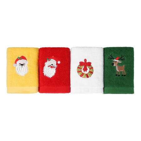 

Festive Embroidered Dish Towels for the Kitchen