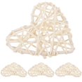 thumbnail image 3 of a refined and engaging product description based on your input:\n\n \n\n**4pcs Heart Shaped Rattan Hanging Balls – Handmade Decorative Ornaments for, 3 of 5
