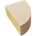 thumbnail image 6 of 2"W x 4"D x 6"H Classic Durham Rough Cedar Woodgrain TimberThane Corbel, Primed Tan, 6 of 6