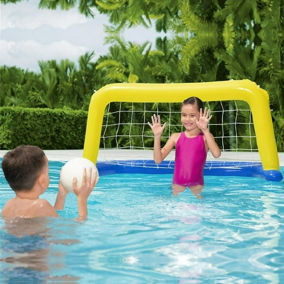 Inflatable Water Handball Gate Swimming Pool Inflatable Goal Net Float Island Water Beach Toys Party Toy;Inflatable Water Handball Gate Swimming Pool Goal Net Water Beach Toys