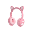 thumbnail image 2 of Audífonos de diadema Gadgets and fun  Gato bluetooth color rosa, 2 of 2