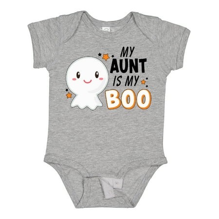 

Inktastic My Aunt is My Boo with Cute Ghost Gift Baby Boy or Baby Girl Bodysuit