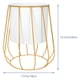 thumbnail image 2 of PTOOTP Maceta De Metal Decorativa Para Suculentas Con Soporte Ideal Para Y Jardín, 2 of 7