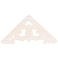 thumbnail image 2 of 8*8cm Wood Carved Corner Onlay Applique Decor Furniture Craft Unpainted, 2 of 8