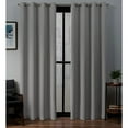 thumbnail image 1 of Exclusive Home Rideaux en Satin Sergé Occultant Panneau de Rideau à Illets Paire, 52x96, Gris Verdien, 1 of 1