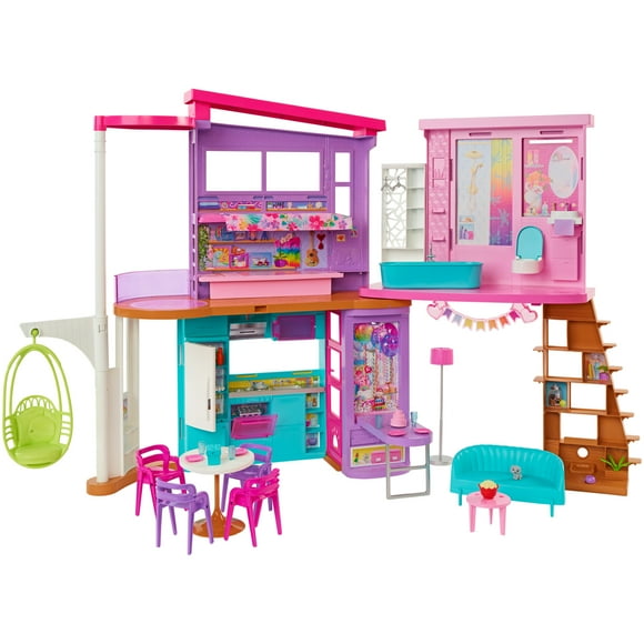 Barbie Vacation House Playset with 30+ Pieces, Toy for 3 Year Olds & Up - Walmart Exclusive