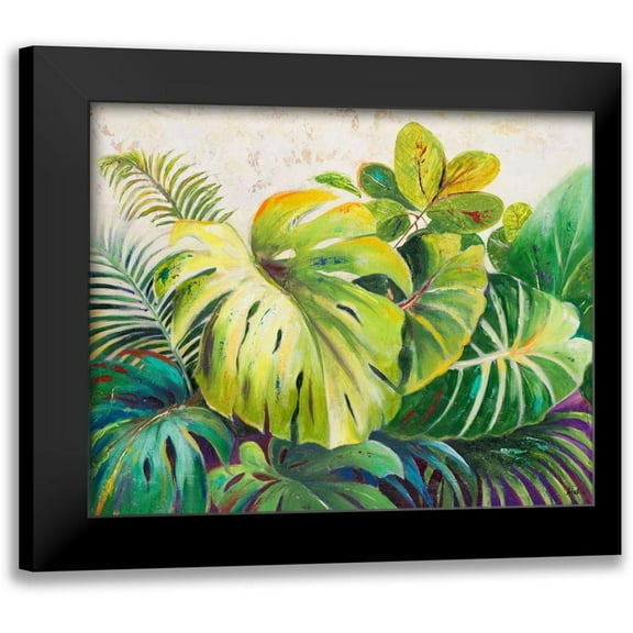 Pinto, Patricia 14x12 Black Modern Framed Museum Art Print Titled - Mystic Garden I
