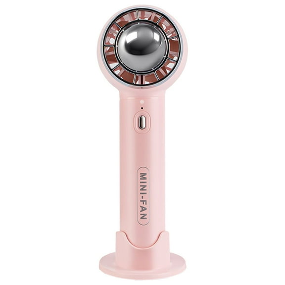 OAVQHLG3B Handheld Fan Portable Cooling Fan With Base Three Speeds Cooling Fan Strong Wind Quiet Operation Work Fan For Home Bedroom Office Desk Outdoor Travel
