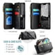 thumbnail image 3 of Funda tipo cartera para iPhone 16e con bloqueo RFID, tarjetero, cremallera y ranura para billetes, correa de hombro magnética de piel sintética suave para mujer, 3 of 10