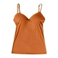 thumbnail image 3 of Women Camisoles & Tanks Women'S Supportive Nursing Camisole - Maternity Tank Top With Built-In Bra,Orange Women's Camisoles & Tanks XS, 3 of 4