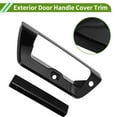thumbnail image 4 of Cubierta de manija de puerta exterior Unique Bargains para Ford F150 2015-2020, negro brillante, 1 juego, 4 of 7