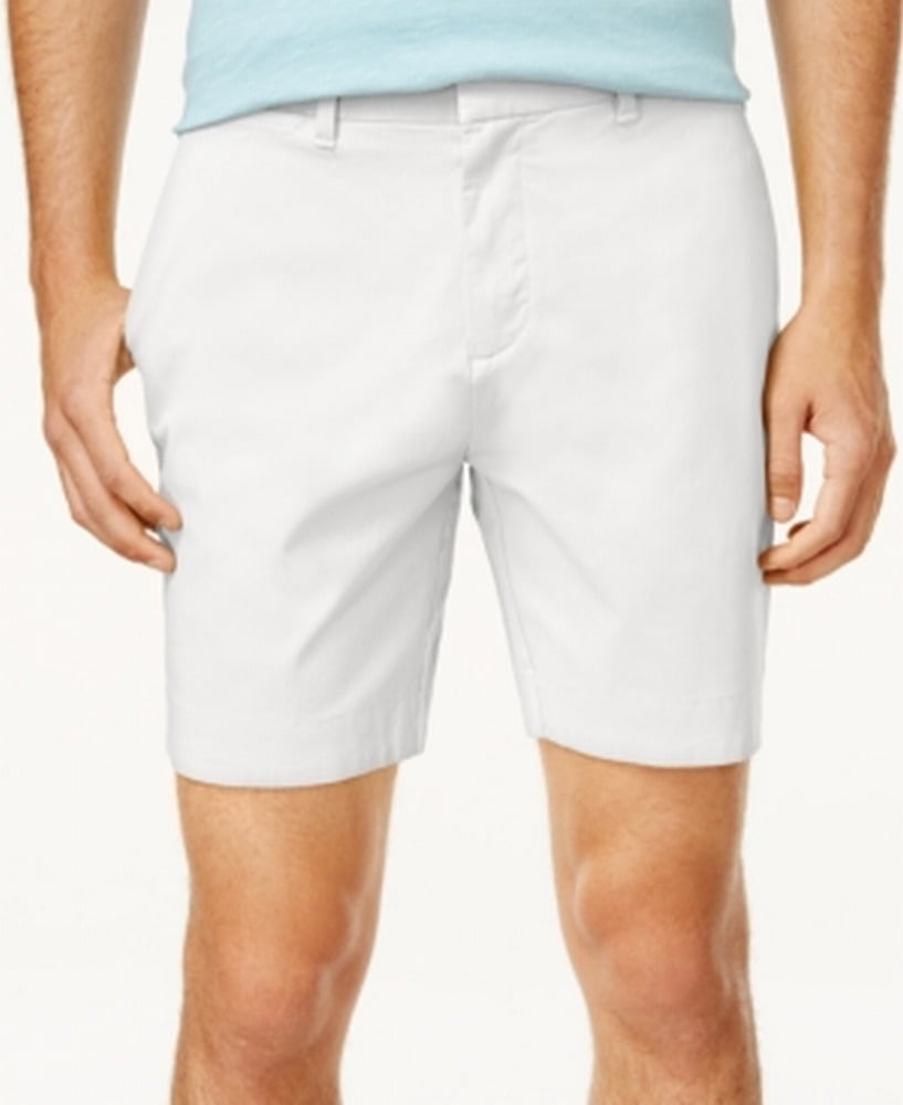 white tommy shorts