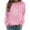 Pink, variant on BXJX Womens Halloween Sweatshirts, Holiday Long Sleeve Rhinestone Crew Neck Pullover Tops for Halloween Black Size S-2XL