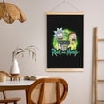 thumbnail image 5 of Rick And Morty Wooden Shaft Hanging Poster Home Decor Poster Wall Art Painting For Living Room Bedroom 12"X18", 5 of 7