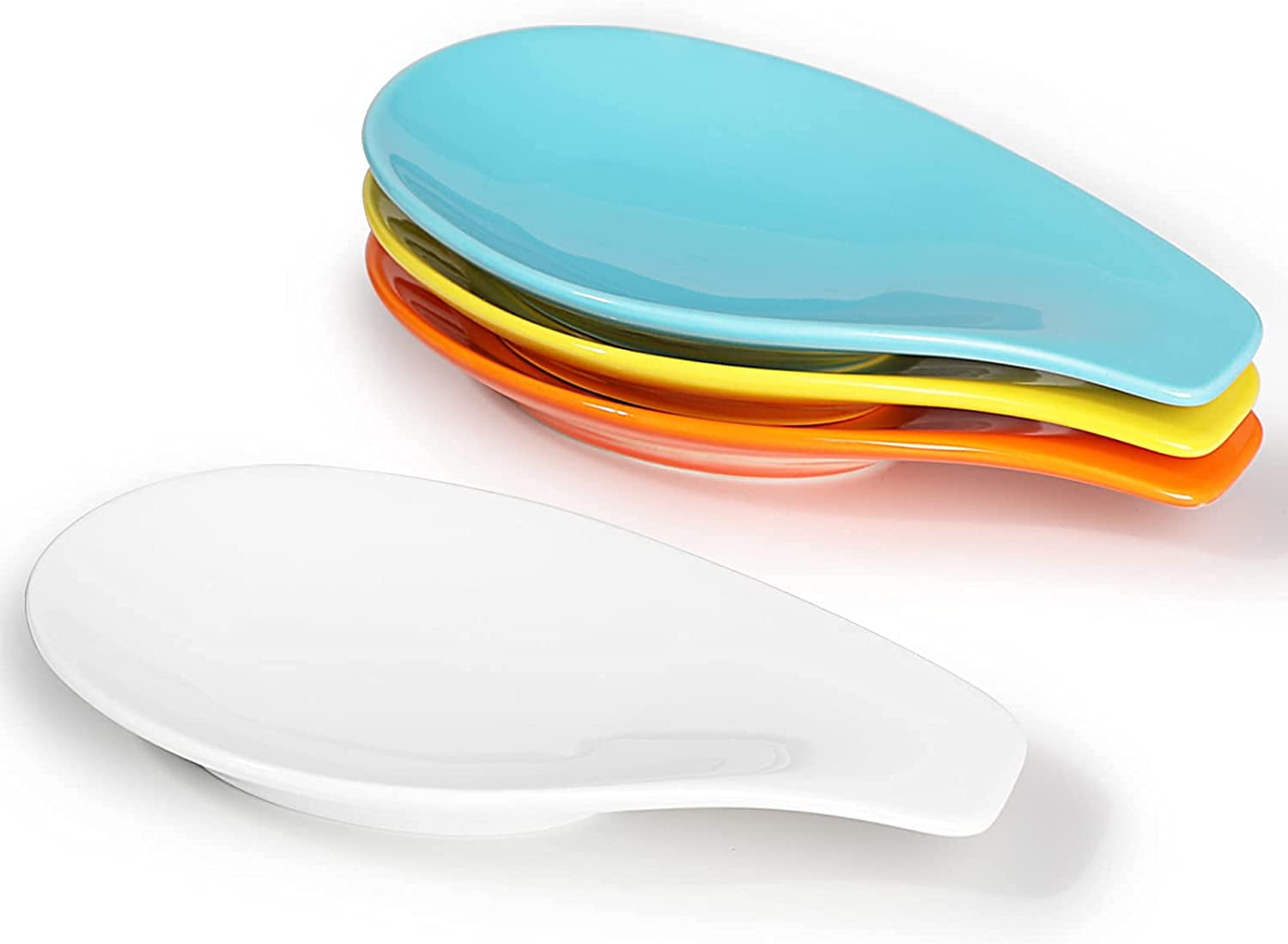 Spoon Rests,Ceramic Resting Cooking Spoons Holder for Home and Kitchen