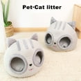 thumbnail image 1 of CNKOO Lit pour Chaton Maison Semi-Fermée Détachable Confortable Nid en Forme de Chaton pour Animal de Compagnie, 1 of 10