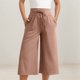 thumbnail image 1 of WILLBEST Pantalones Capri Casuales para Mujer, de Verano, a La Moda, con Cintura Elástica, para Playa y Resort, Cómodos y elegantes. Chica, 1 of 4