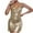 Gold, variant on Women Sexy Halter Mini Dress Y2K Low Cut Mini Dress Sleeveless Cowl Neck Spaghetti Strap See Through Metal Chain Halter Sequin Glitter Sparkle Dance Costume Festival Club Cover Up Ladies