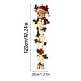 thumbnail image 3 of Light-Up Glowing Christmas Door Hanger, Warm Glowing Festive Decor, Hanging Christmas Home Decoration, 3 of 5