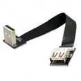 thumbnail image 2 of Xiwai Up Angled USB 2.0 Type-A Male to Female Extension Data Flat Slim FPC Cable for FPV and Disk and Scanner and Printer, 2 of 7