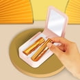 thumbnail image 1 of YAOMOBB Built-in Mirror Lipstick Storage Box Lipstick Storage Box with Built In Mirror Compact Compartment Design Makeup Organizer for Travel, 1 of 7