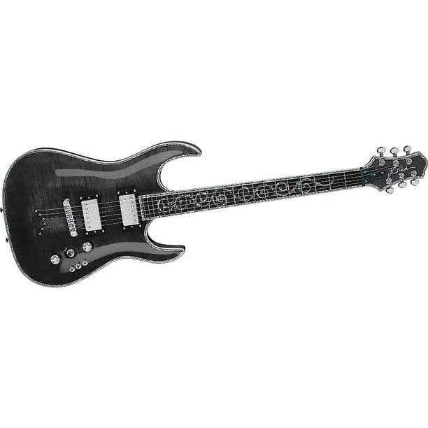 B C Rich Assassin Fx6 Electric Guitar Transparent Black Walmart Com Walmart Com