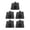 Black, variant on NFTIGB 5 Pcs Kayak Oar Clips Inflatable Boat Paddle Holder Clip Keeper for Canoes Rowing Boats, Grey, 1.1 inches / 28 mm Diameter, Watercraft Accessories
