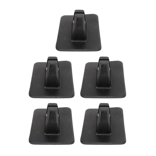 Inflatable Boat Paddle Holder Clip, Rowing Pole Paddle Clips 28mm Diameter 5pcs Antislip For Pontoon Boats Black,Grey