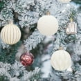 thumbnail image 6 of PEIBang 6 Pcs Christmas Tree Balls,2.4inch Flocked Decorative Hanging Ornaments for Holiday Wedding Party Decorations, 6 of 6