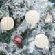 thumbnail image 4 of Adornos navideños, regalos navideños, bolas navideñas flocadas de 6 cm, bolas colgantes de plástico con purpurina, juego de seis bolas decorativas para árbol de Navidad., 4 of 4
