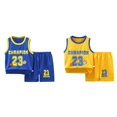 thumbnail image 1 of (2-Pack) Rinsvye Youth Basketball Shorts Set Sport Team Top Mesh Athletic Gym Wear Reversible Tank Performance Shirt Training Kits Sports Dress, 1 of 3