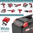 thumbnail image 4 of Batería de Repuesto WECACHWE 6000mAh 28V para Milwaukee 28V, 4 of 8