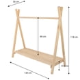 thumbnail image 4 of Duduk Ropero Perchero Montessori De Madera - Niños Y Niñas, 4 of 4