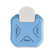 Moocorvic 3 in 1 Corner Rounder Punch 3 Way Corner Cutter for Paper Craft Laminate DIY