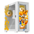 thumbnail image 1 of Gabinete XTREME PC GAMING Sonic Tails Ring Edition Mini Torre 4 Fan ARGB USB-C Blanco CXTGT6000WT, 1 of 6