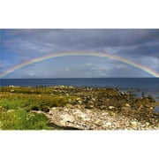 Rainbow On The Island of Arran Scotland Poster Print by John Short, 36 x 22 - Large