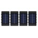 thumbnail image 1 of Lámpara de pared solar para exteriores, 4 unidades, resistente al agua, con energía solar, que ilumina hacia arriba y hacia abajo, para decoración del hogar y el jardín, luz solar, B, 1 of 7
