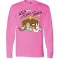 thumbnail image 3 of Inktastic Jesus is the Reason for the Season Christmas Nativity Long Sleeve T-Shirt, 3 of 5