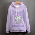 thumbnail image 2 of Kuromi And My Melody Hoodie 3D Print Pullover Hooded Long Sleeve Sweatshirts Tops Blouse with Pocket for Mens Womens, 2 of 6