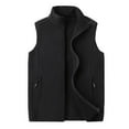 thumbnail image 2 of Dpytoraw Male Outdoor Sports Fleece Jacket With Zippered Pockets Camisole Granular Fleece Vest, 2 of 4